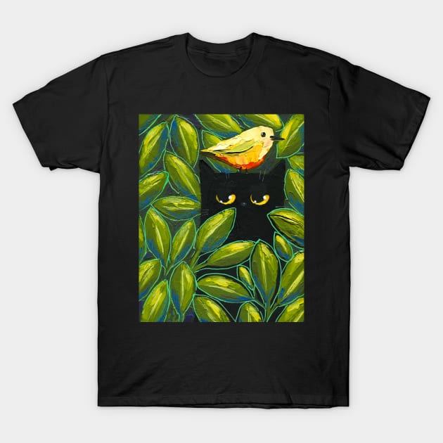 Bird Watching 4 T-Shirt by KilkennyCat Art